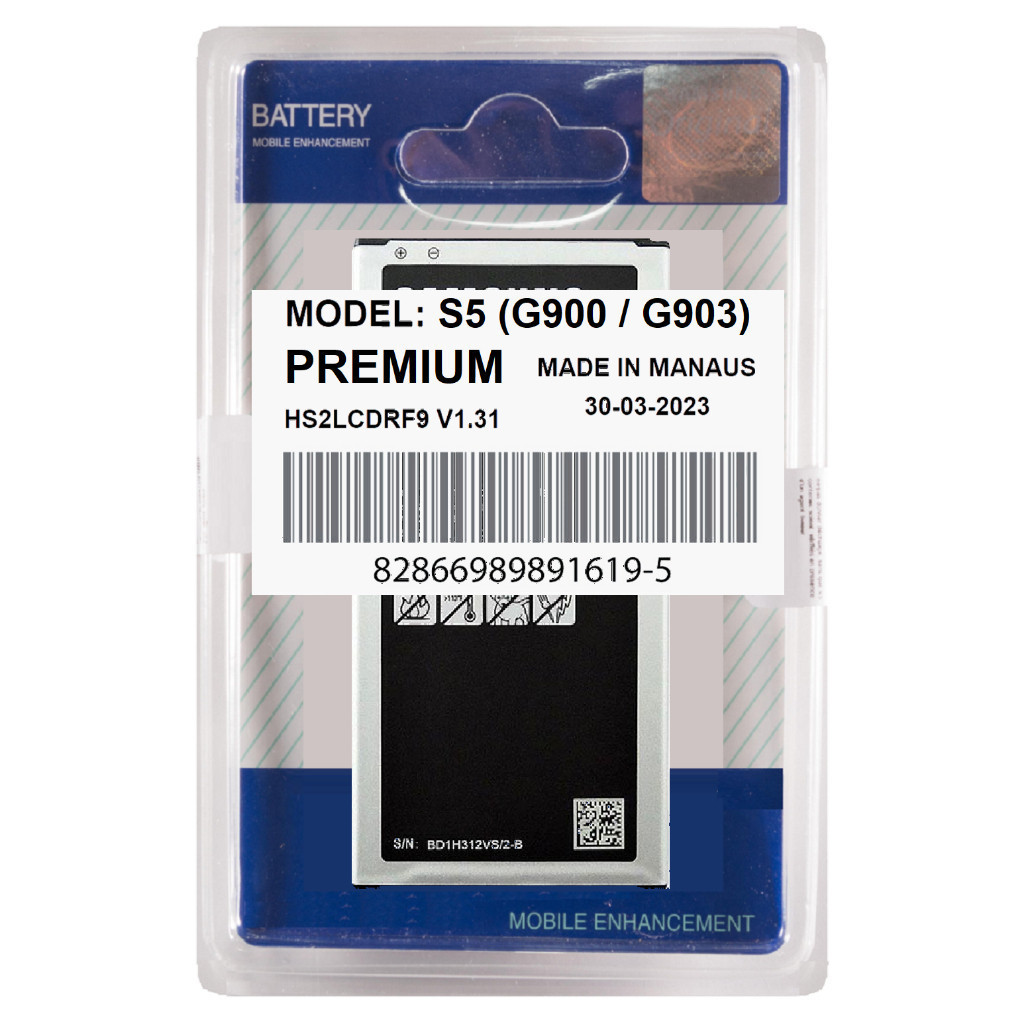 Battria Compatível Com Galaxy S5 New Edition G903 e S5 G900 + Duração + Envio Hoje!