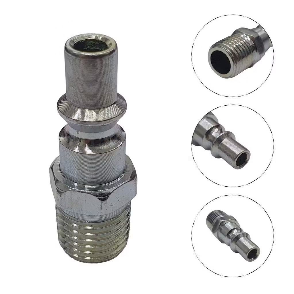 PINO CONECTOR ENGATE RÁPIDO 1/4" MACHO ROSCA 1/4"