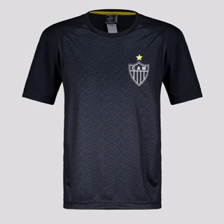 Camisa Atlético Mineiro Principia Infantil Preta em Oferta na Shopee