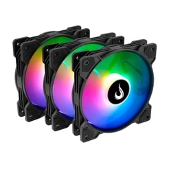 Kit 3 Coolers 120mm Rise Mode X - LED ARGB - RM-XLD-01-ARGB