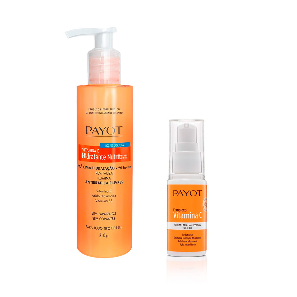 Kit Sérum Complexo + Hidratante Vitamina C Payot