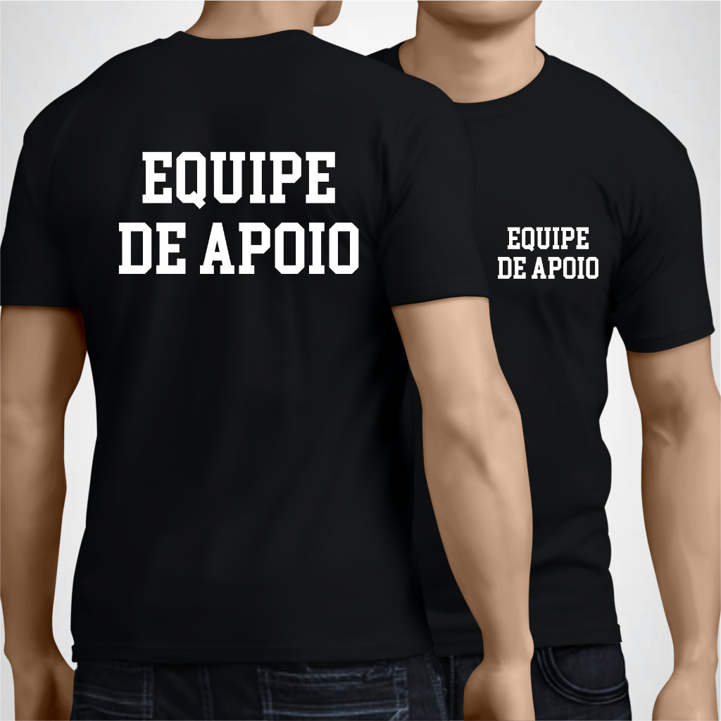 Camiseta Camisa Uniforme de Trabalho Profissões - Festa Evento Show Equipe de Apoio top