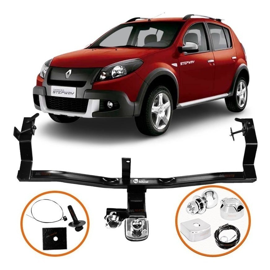 Engate Reboque Sanro Stepway 2008 A 2013 Inmetro Até 500kg