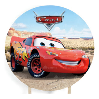 Painel Redondo Car Carros Capa Mini 50x50cm Com Elástico em Oferta na Shopee