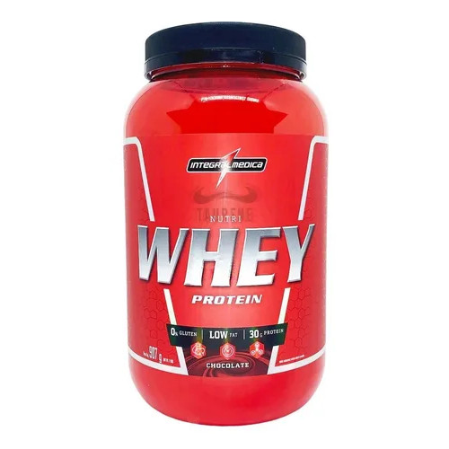 Nutri Whey Protein Chocolate 900g Integralmedica Massa Muscular Hipercalórico Pós Treino Energia