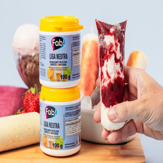 Liga Neutra 500g Estabilizante em Pó Para Sorvetes E Confeitaria FAB! em Oferta na Shopee