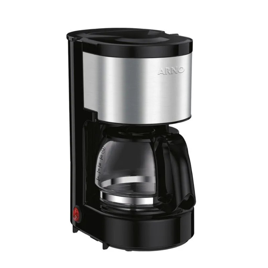 Cafeteira Elétrica Arno Perfectta CFPI 600ml 110V Inox com Jarra de Vidro e Filtro Permanente em Oferta na Shopee