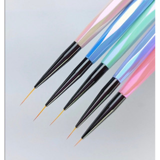 kit 5 pincéis esmaltação em gel nails arte decoração de unhas em Oferta na Shopee