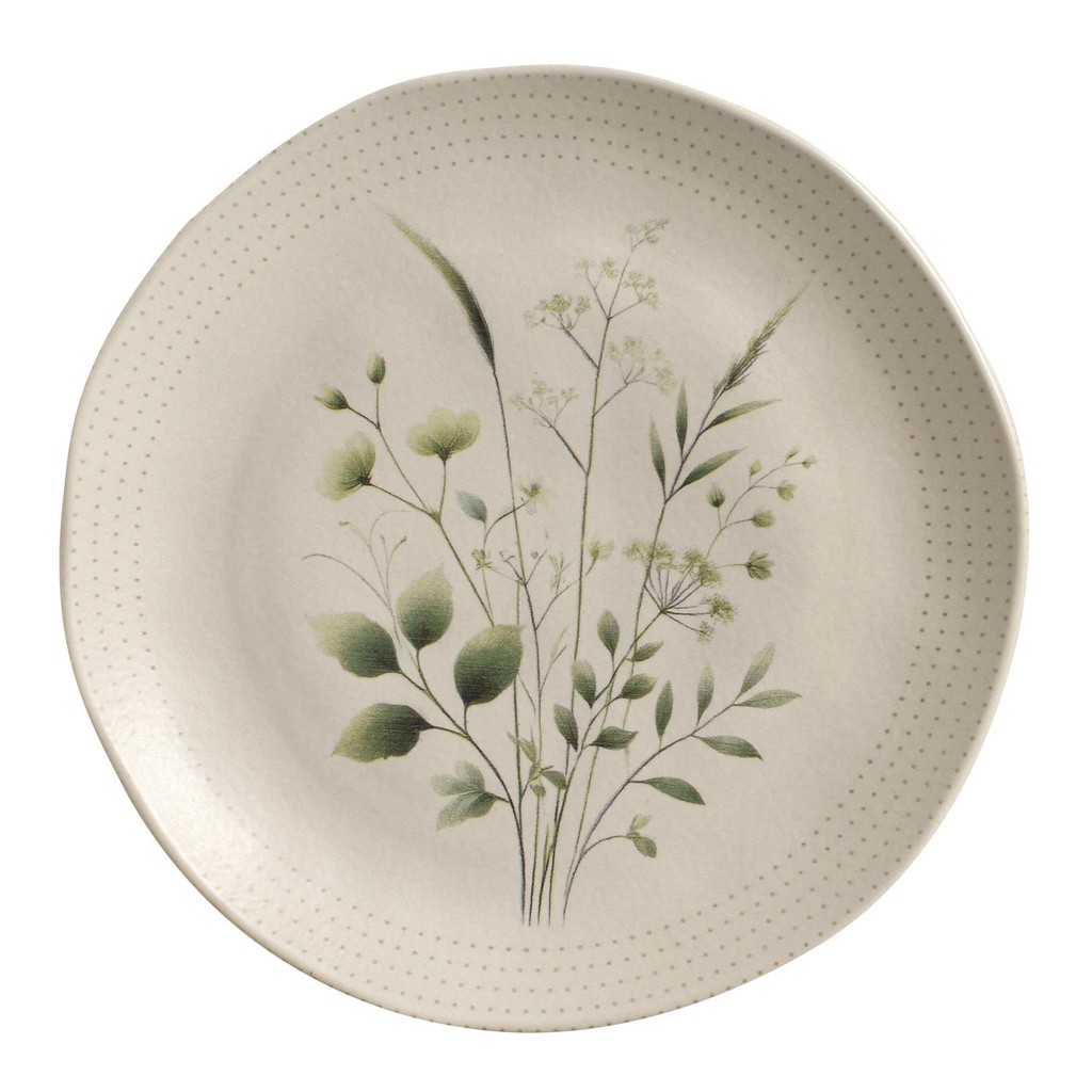 Conjunto com 6 Pratos Raso Orgânico Ammi Ø26,5cm em Oferta na Shopee