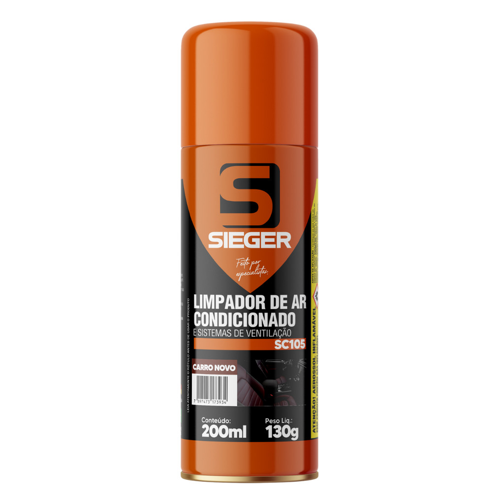 Limpa Ar Condicionado Higienizador Sieger Carro Novo 200ml Automotivo Pickup em Oferta na Shopee