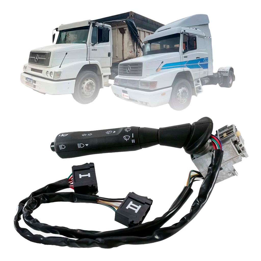 Chave De Seta Caminhões Mercedes L1620 LS1935 1988 A 2011 Retorno Automático Temporizador Completo em Oferta na Shopee