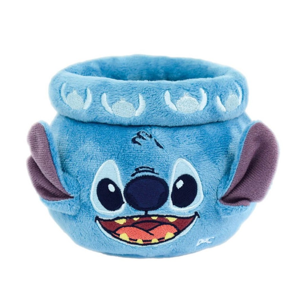 Organizador de Mesa Stitch Pelucia Disney Lapis Caneta Estudo Escolar Porta Treco Escrito…