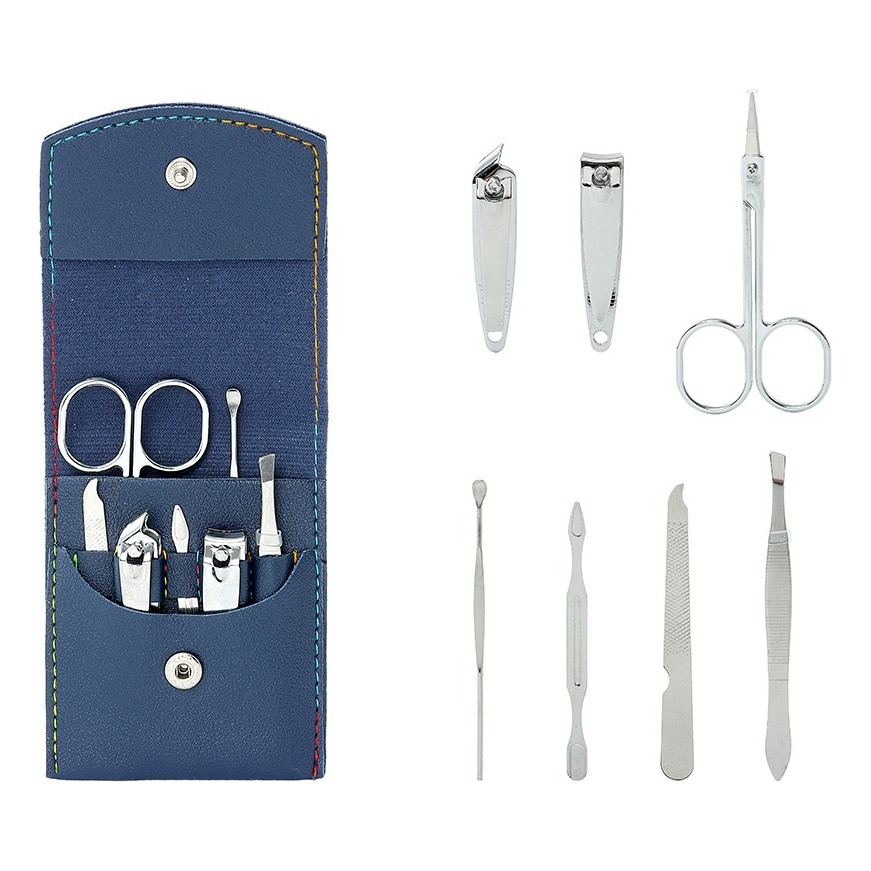 5 Unidades Kit Manicure 7 Peças Kit Viagem Bolso