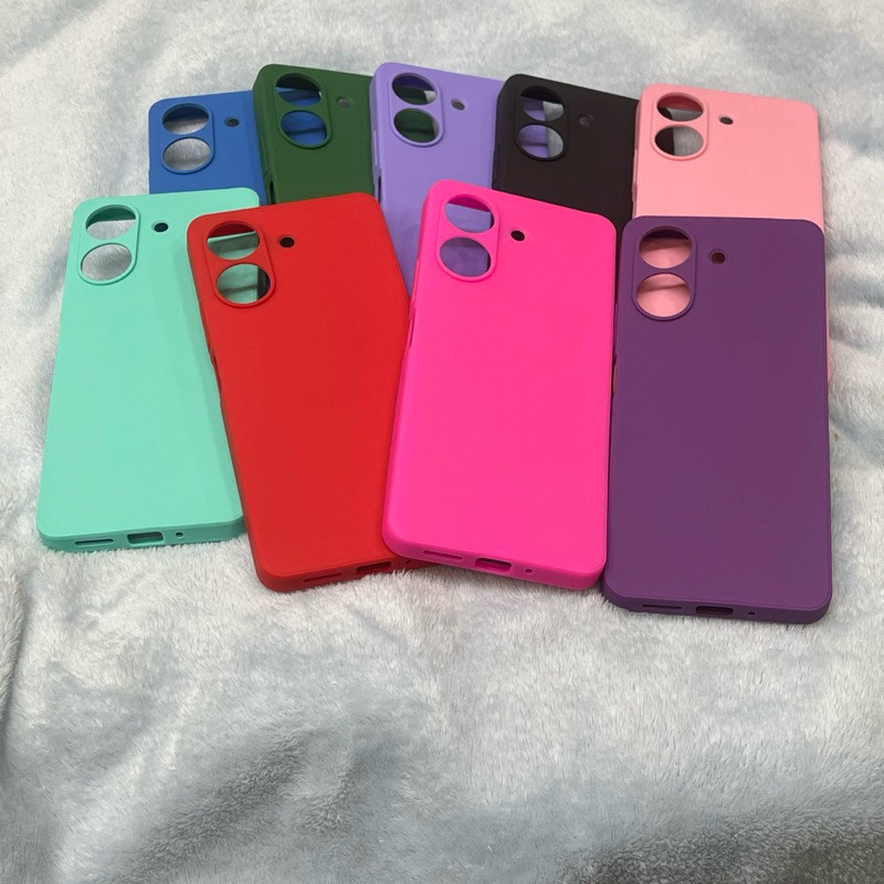Capa Capinha Case para Xiaomi Redmi A5 / Poco Pocophone C71 Silicone Aveludada Proteção de Câmera Colorido Premium