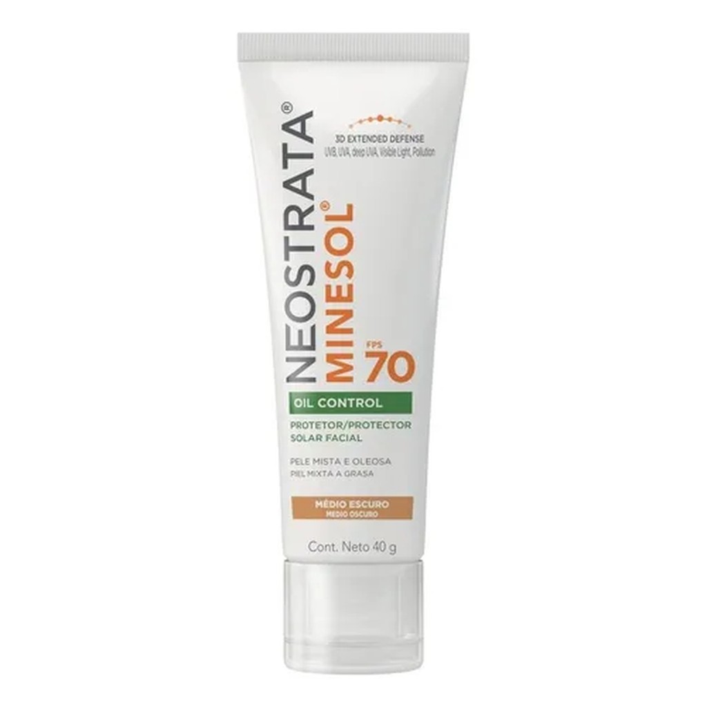 Neostrata Minesol Oil Control Médio Escuro FPS70 40g