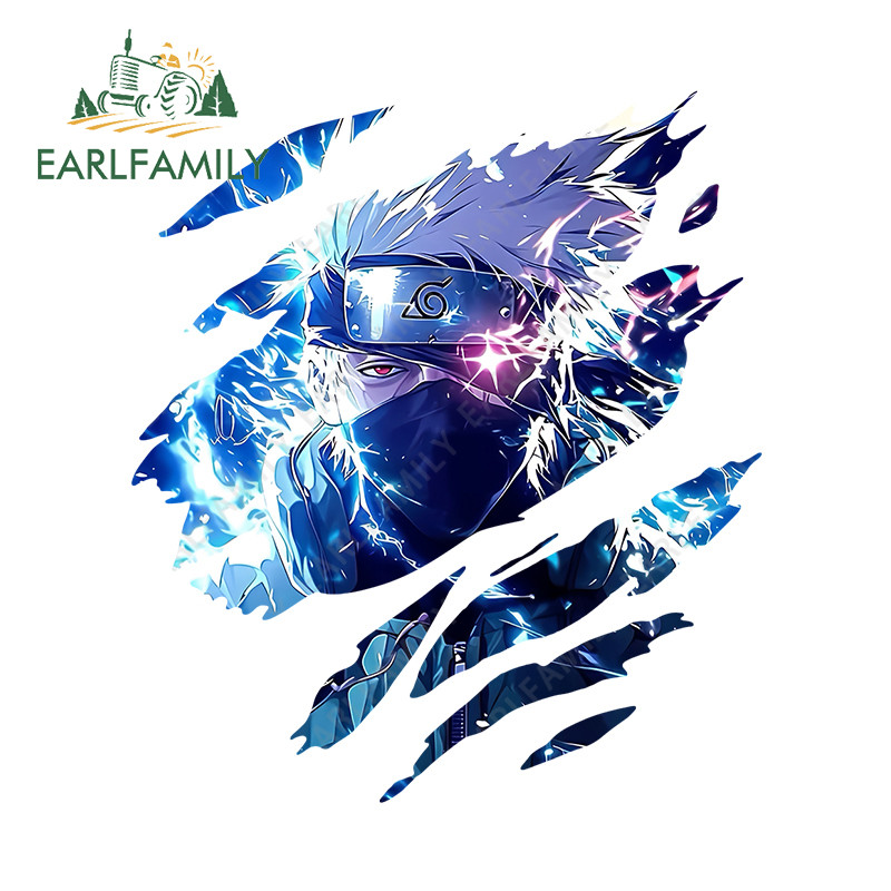 EARLFAMILY Naruto Rasgo Adesivos De Carro Personalidade Ar Condicionado Motocicleta Pára-Brisa Caminhão Decalques À Prov