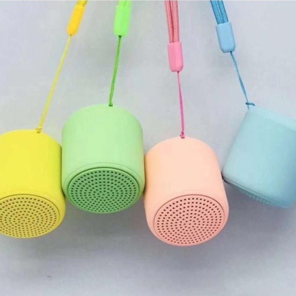 Mini Caixa De Som Tws InPods Bluetooth Macaron Colorido Mini Spkear ORIGINAL ALTOMEX MIHOUSE
