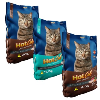 Ração Hot Cat Gatos Filhotes e Adultos em Oferta na Shopee