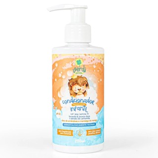 Condicionador Infantil 100% Natural com Óleos Essenciais de Lavanda e Laranja Doce e Extrato de Camomila - Verdi Natural em Oferta na Shopee
