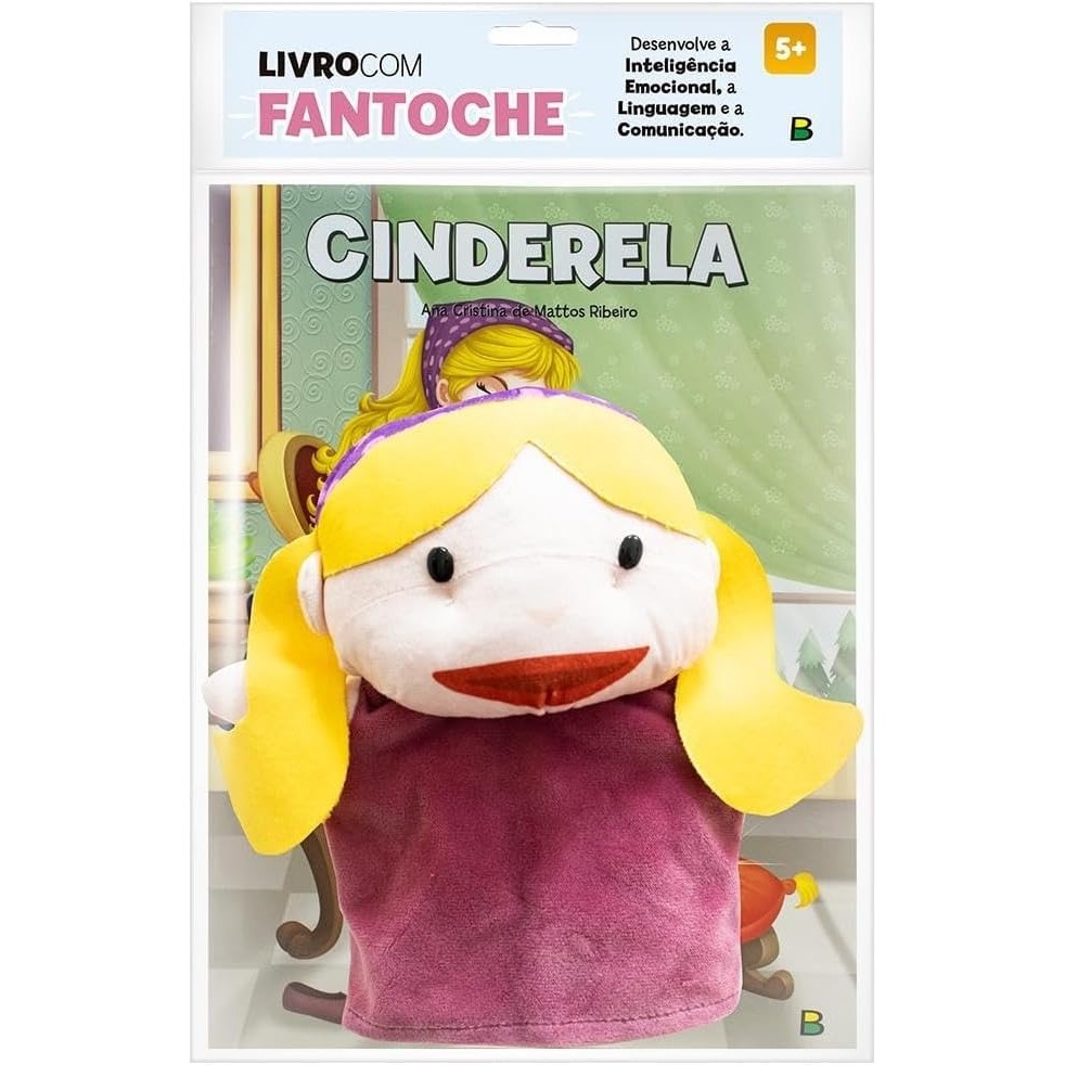 Livro com Fantoche | Cinderela em Oferta na Shopee