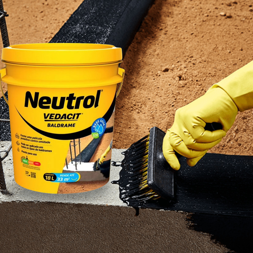 Impermeabilizante Aditivo Neutrol Vedacit 3,6L Obras Eficaz Sustentável Secagem Rápida Concreto Resistente Argamassa em Oferta na Shopee