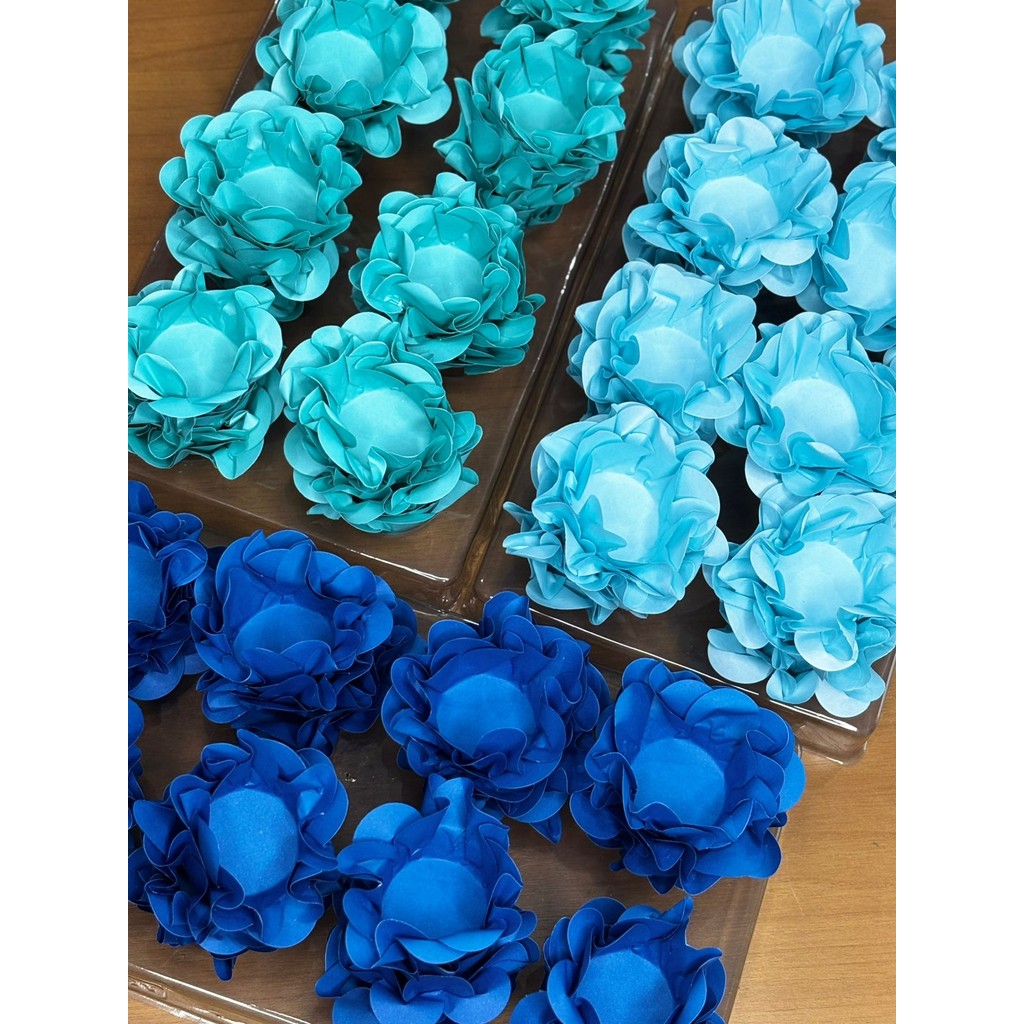 Forminhas Doces Finos em Formato de Flor - 40 l 80 l 120 l 160 l 200 un - New Style - Diversas Cores em Oferta na Shopee