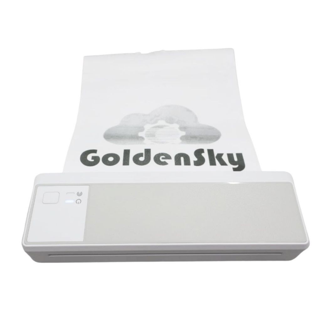 Detalhes do Impressora Térmica A4 Bobina Bluetooth Portátil Printer App Celular Recarregavel Usb Goldensky