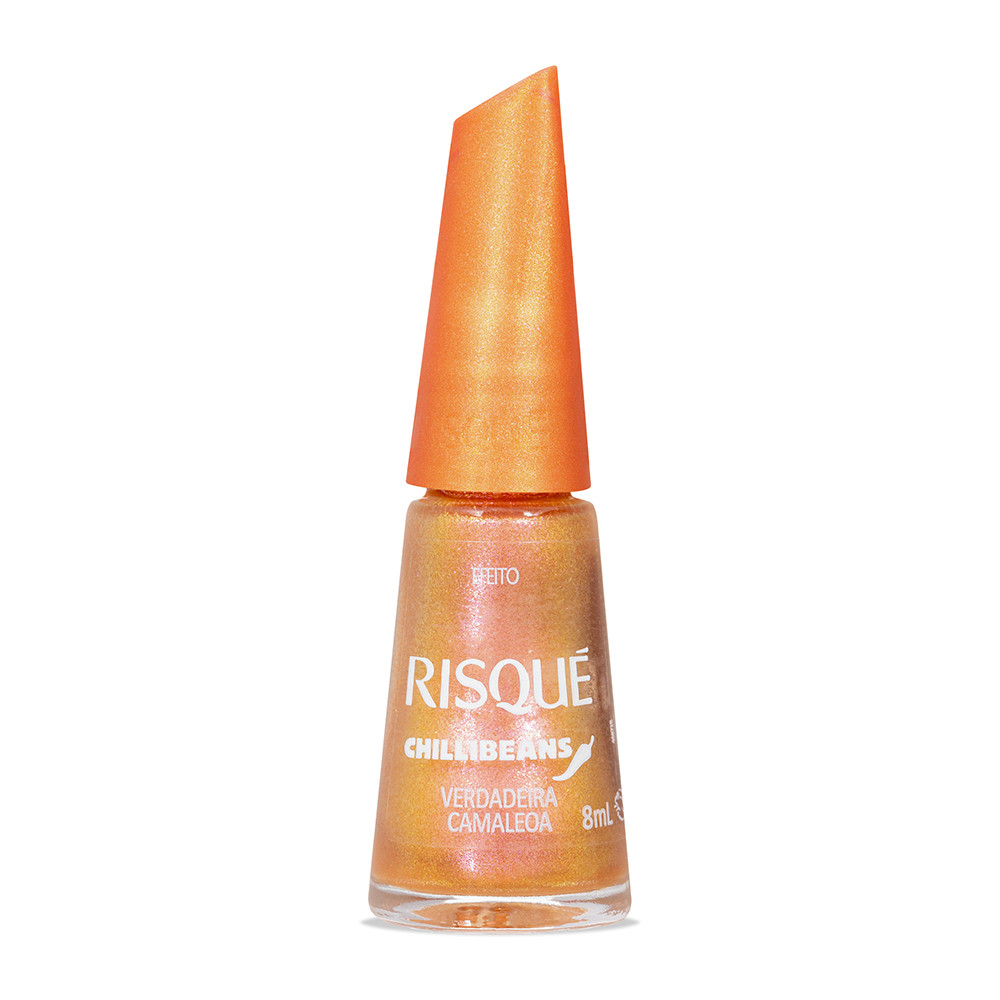 Esmalte Laranja Risqué & Chilli Beans Verdadeira Camaleoa 8ml em Oferta na Shopee