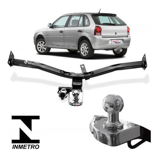 Engate Reboque Rabicho Gol G4 2006 2007 2008 A 2013 500kg bOM