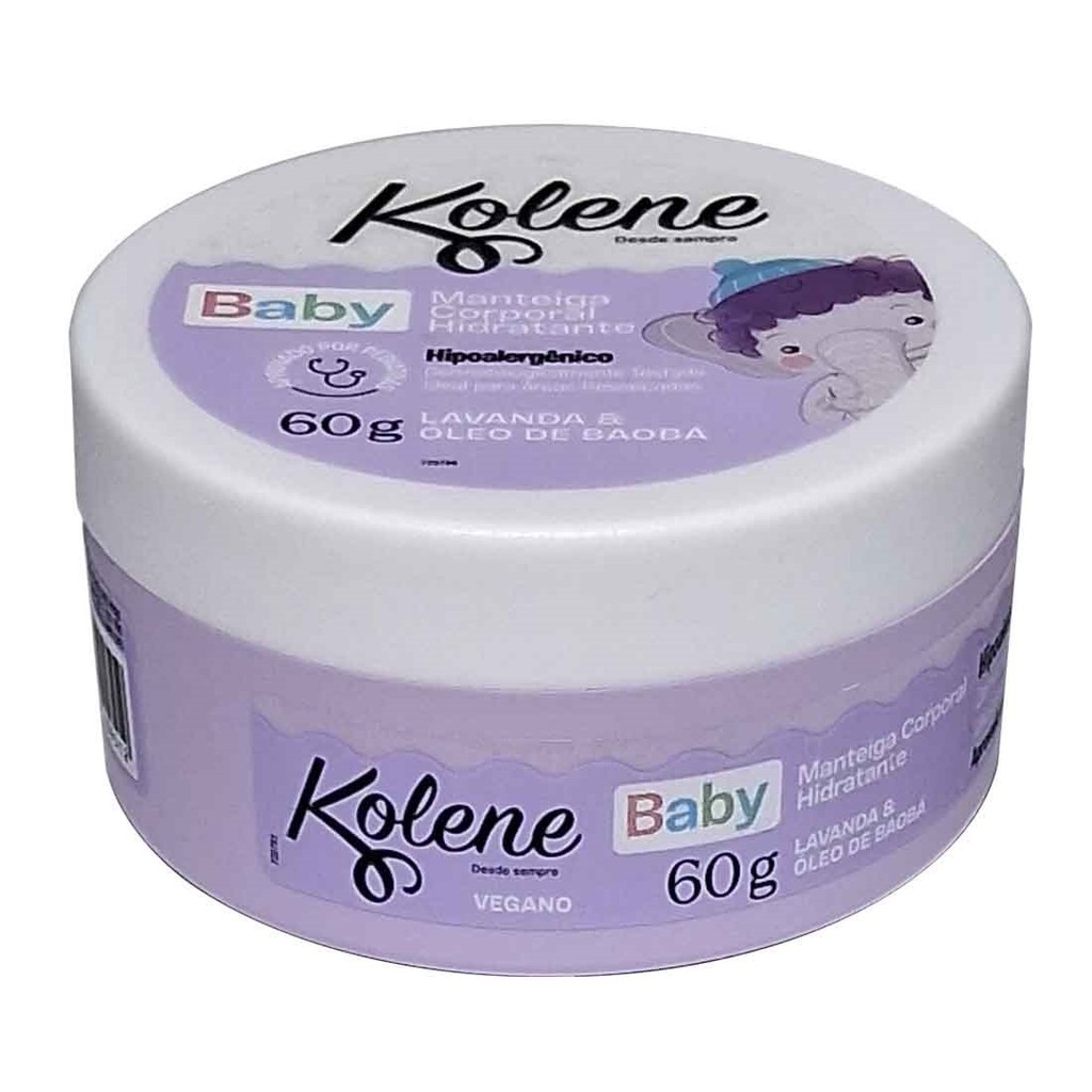 Manteiga Corporal Hidratante Baby 60g - Kolene
