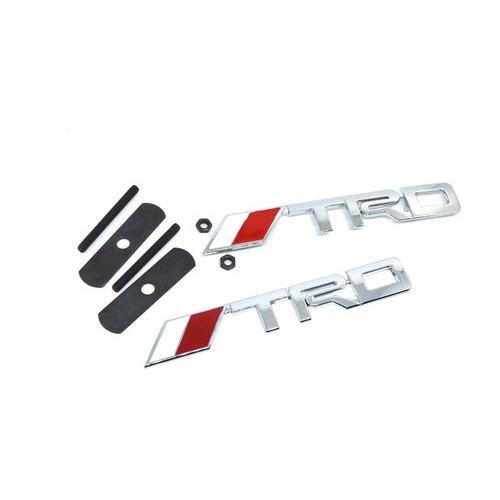 Kit Emblemas Trd Toyota Grade Corolla Rav4 Etios Camry Hilux