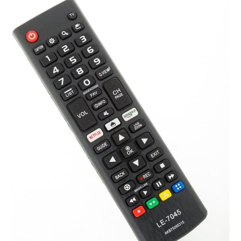 Controle Remoto Universal Teclas Funcionais Aplicativo Compatível Modelos LG Smart LED Lcd 4K (Modelo Sky-8