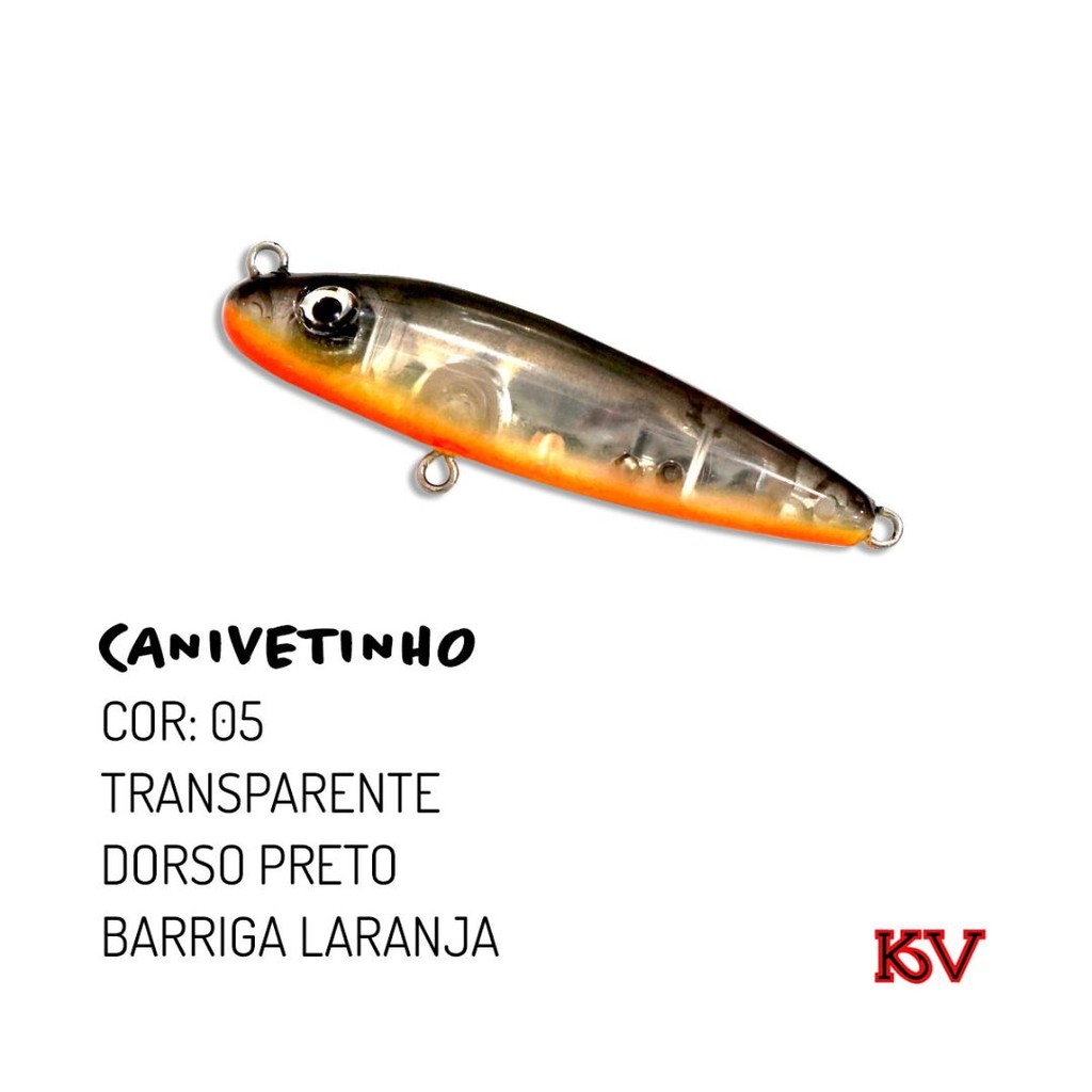 Isca Canivetinho Kv Canivetinho 6,5cm 6gr