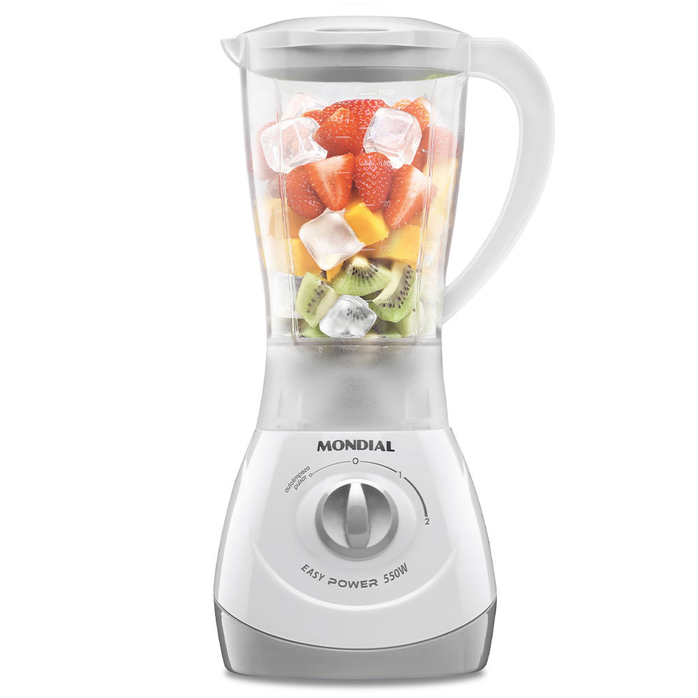 Liquidificador Easy Power Mondial Branco 550W L-550-W - Home Appliances