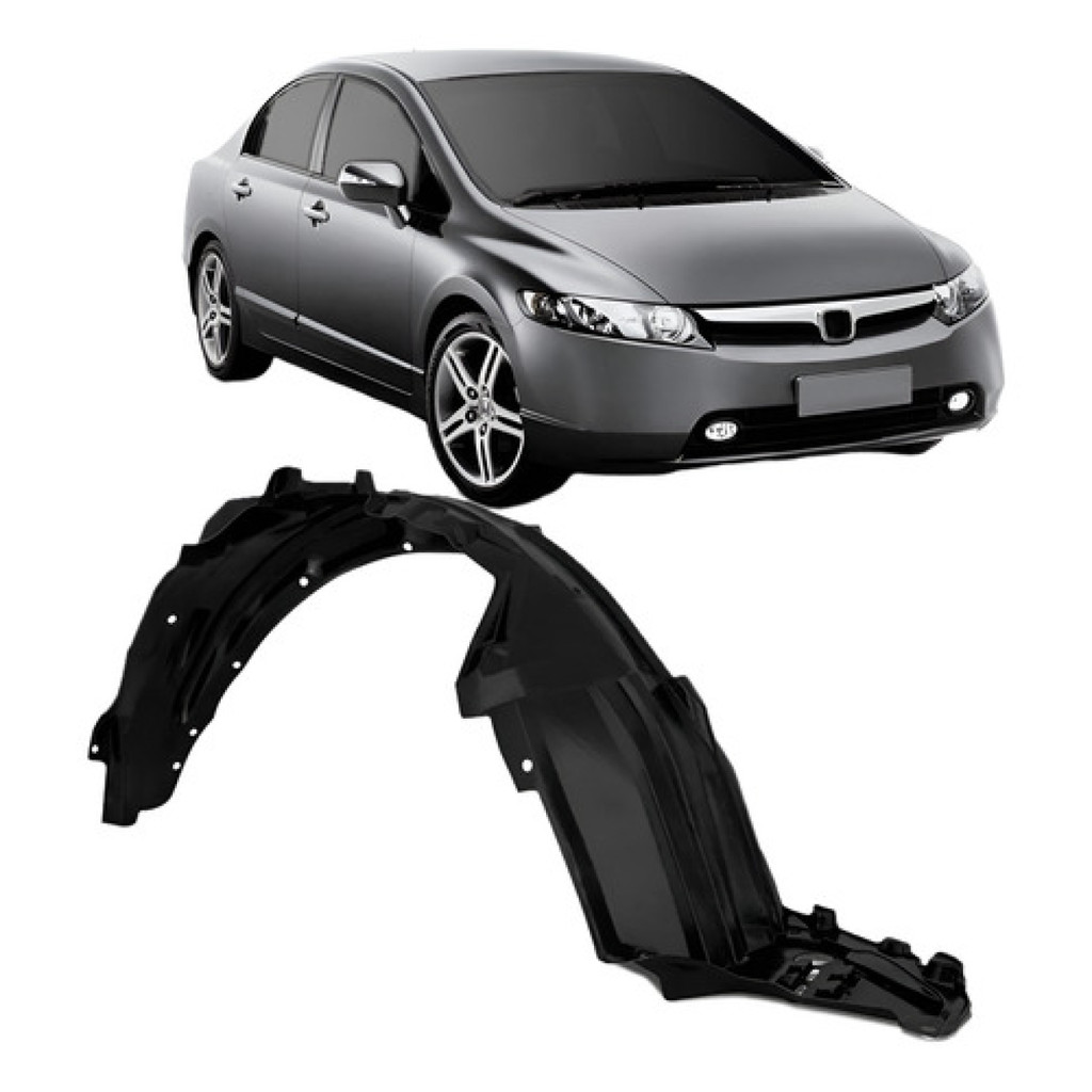 Parabarro Dianteiro New Civic 2006 2007 2008 2009 2010 2011 em Oferta na Shopee