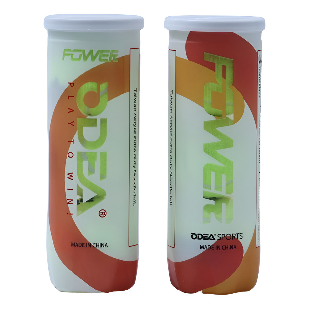 Caixa De Bolas De Tenis Odea Power 24 Tubos De 3 Bolas(Amarelo)