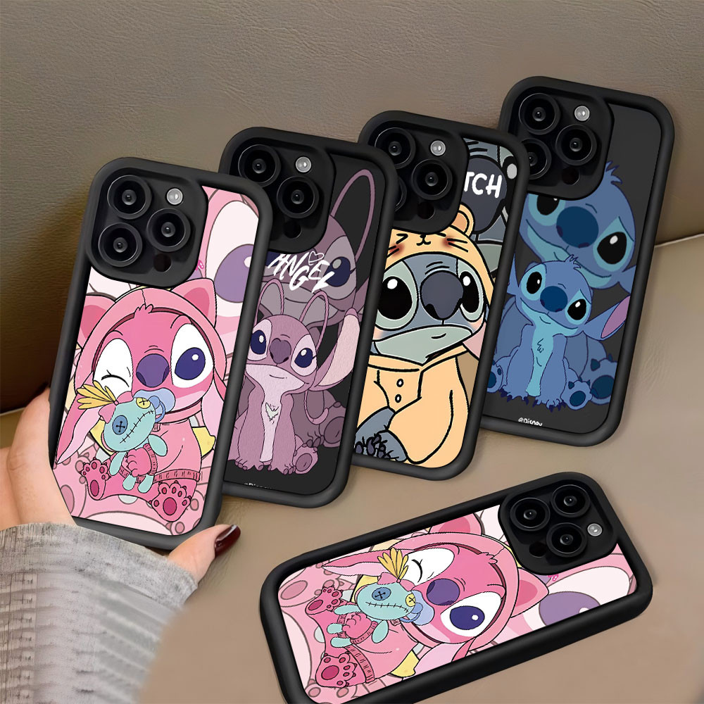 Bonito Rosa Personagem Dos Desenhos Animados Caso Samsung S24 Ultra S24 Plus S23 S22 S21 M34 F34 A15 A14 A13 A55 A35 A54