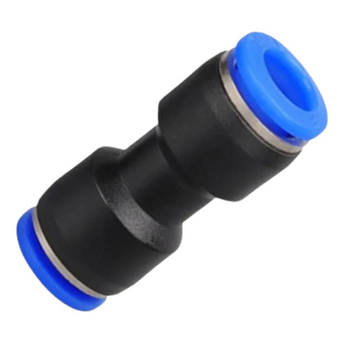 União Emenda Reta Pu 6mm Pneumática Engate Rápido 1 Peça