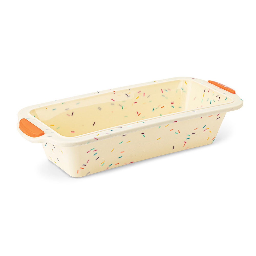 Forma Bolo Silicone Retangular Bakery 30x12cm Colorida Assar Hércules em Oferta na Shopee