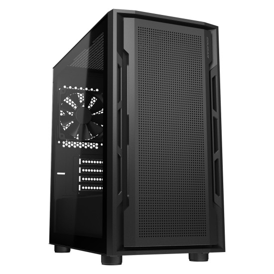 Imagem Gabinete Gamer Cougar, Uniface Mini, RGB, Lateral de Vidro, Mini-Tower, 3x Fans, Black - 3855C90.0003