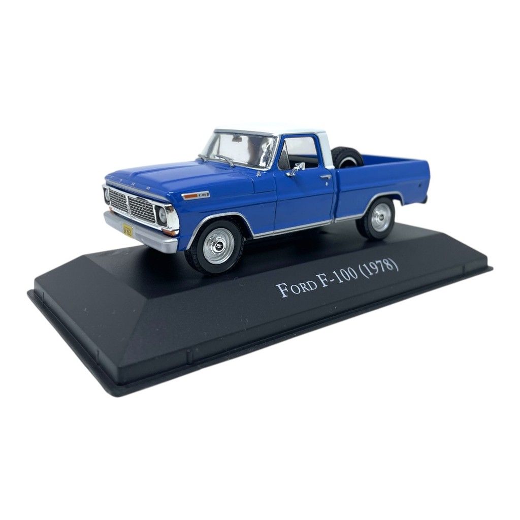 Carros Clássicos do Brasil: Ford F-100 (1978) - Edição 21 - Escala 1:43 - Mundo dos Colecionáveis