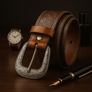 Cinto Country Masculino Feminino Sertanejo Artesanal Estiloso Em Couro Legitimo Otimo acabamento em Oferta na Shopee