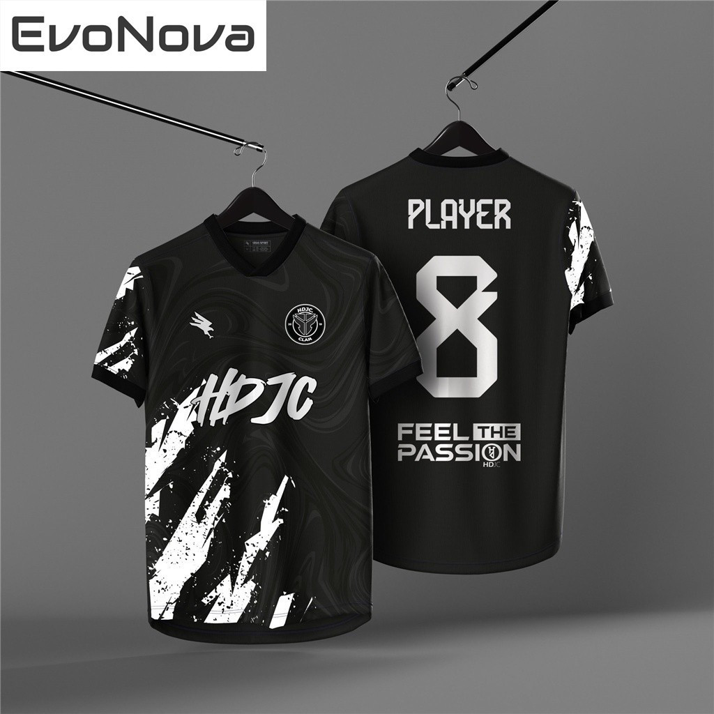 Evonova jersey Fresh design 2024 Futebol Camisa Personalizada Camisas Masculinas Número De Nome Personalizado Gratuito