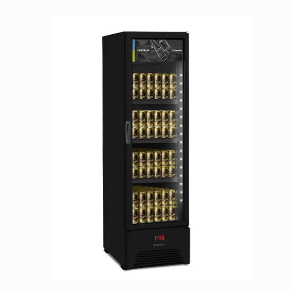 Cervejeira Expositor Vertical Porta de Vidro 293/337 Litros Vn28rh All Black 127v - Metalfrio