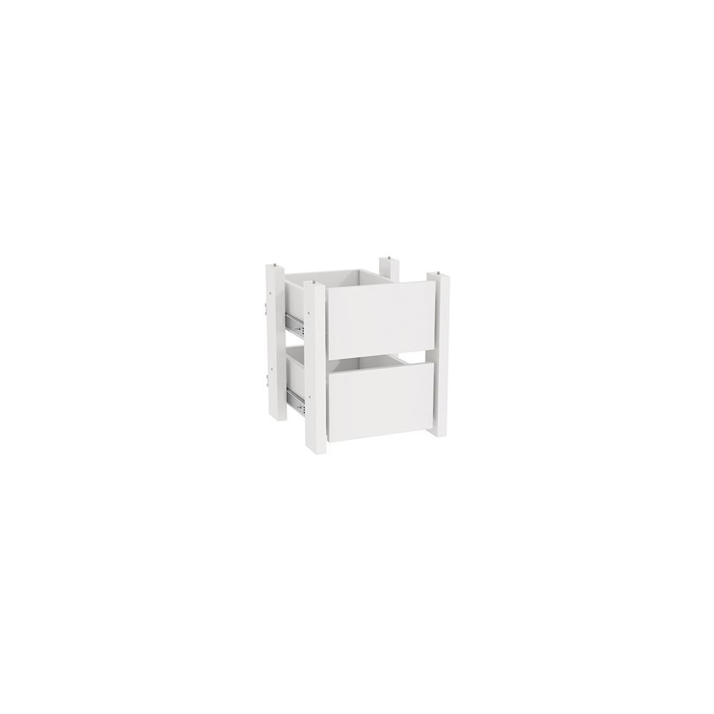 Kit 2 Gavetas Kappesberg Adapt Branco 33cm - Home & Living