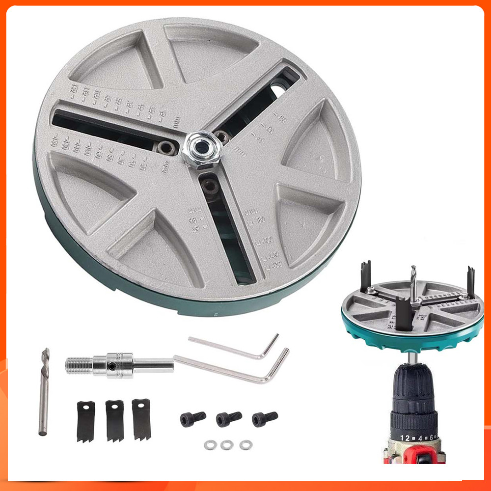 Serra Copo Circular Ajustável Gesso Madeira Drywall 45-130mm Universal em Oferta na Shopee