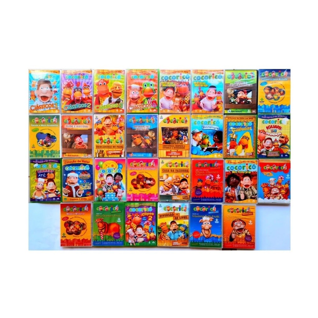 Coleção Cocoricó em DVD e Blu-Ray | Kit ou Unitário | Seriado Infantil - Vários Vols