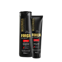 Kit Bio Extratus Força Com Pimenta Shampoo e Máscara P (2 produtos)