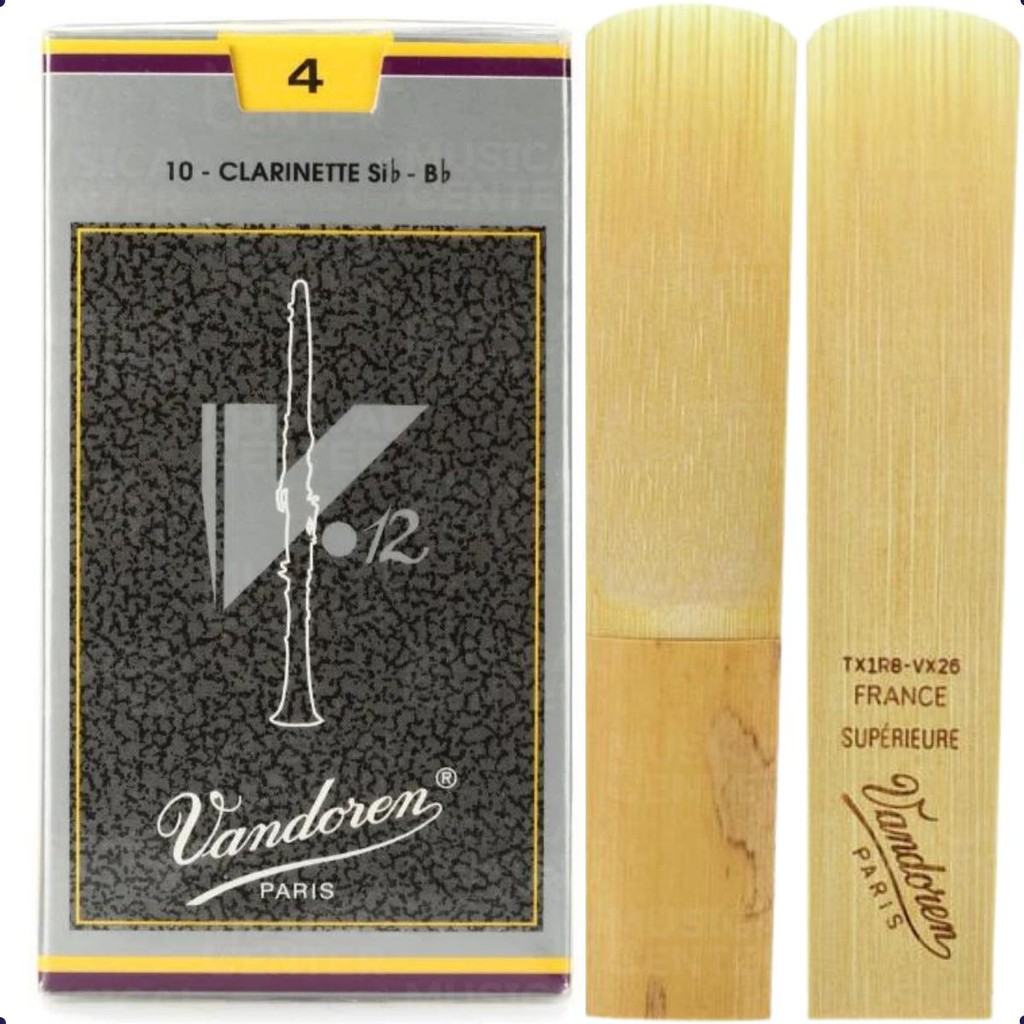 1 PALHETA P/CLARINETE SIb V.12 Nº4 ORIGINAL VANDOREN