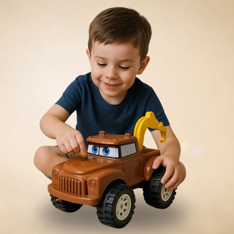 Guincho Articulado Grande - Mate Carros - Macqueen Bombeiro Super Truck Menino Brinquedo Kendy